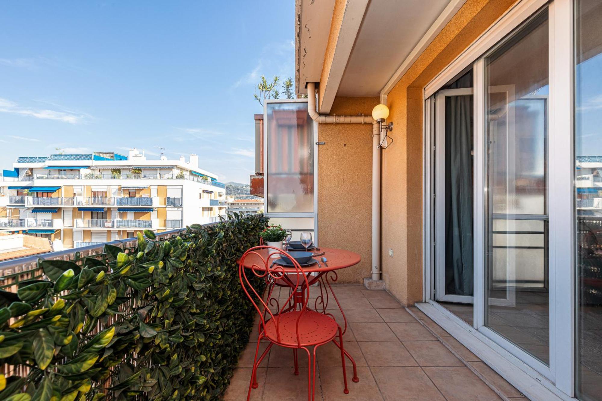 尼斯68 Arson - Appt 2 Pieces Dernier Etage - Terrasse - Parking公寓 外观 照片