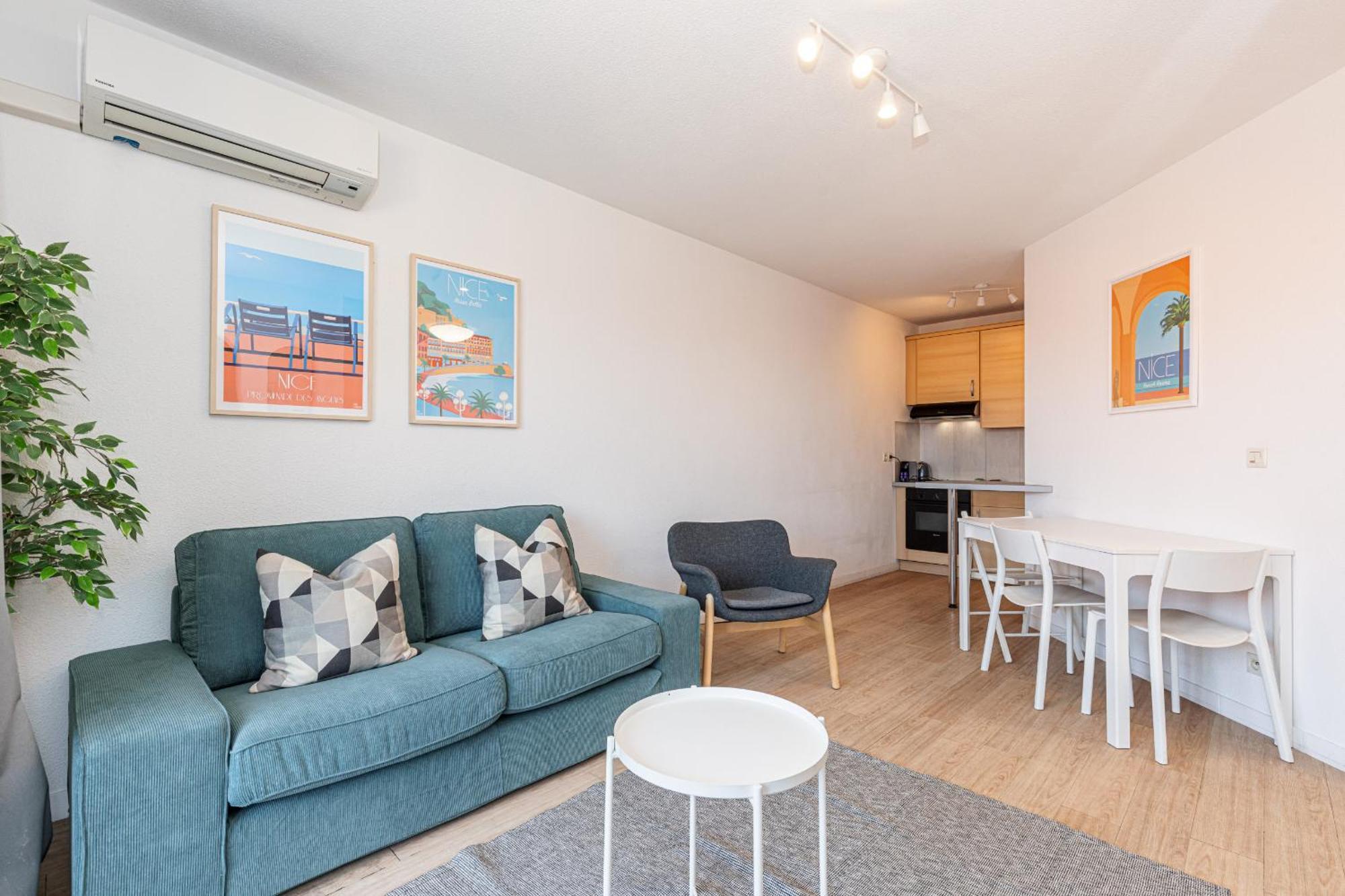 尼斯68 Arson - Appt 2 Pieces Dernier Etage - Terrasse - Parking公寓 外观 照片